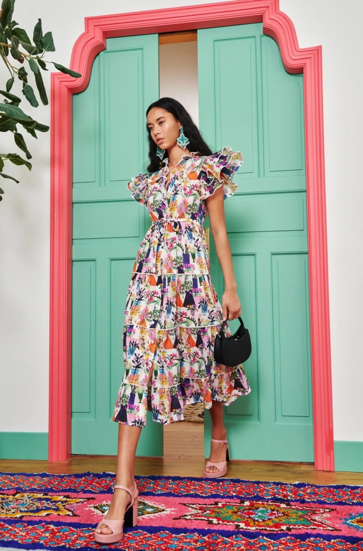 Celia B Dresses>Aruna Dress -Multi