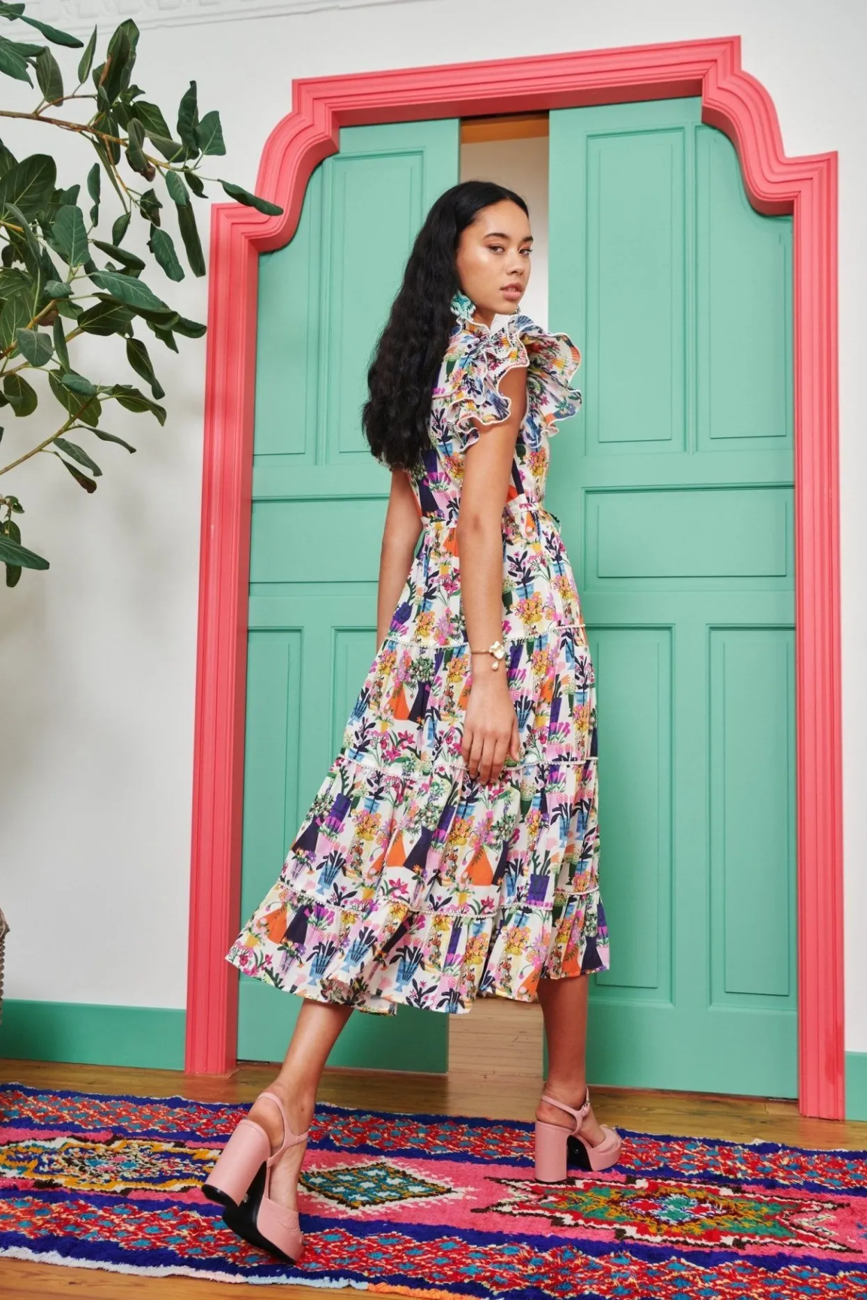 Celia B Dresses>Aruna Dress -Multi