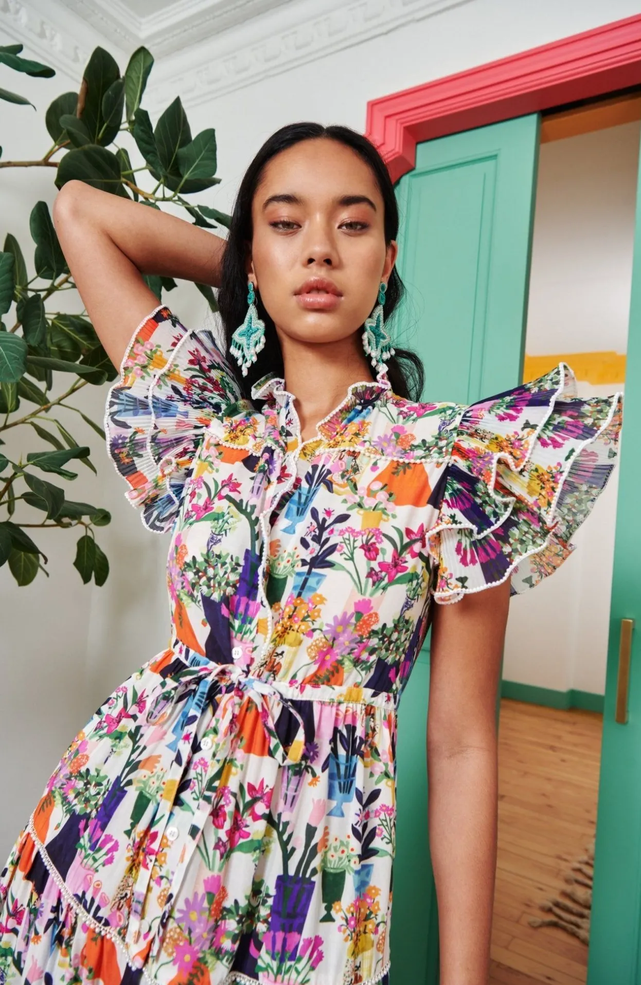 Celia B Dresses>Aruna Dress -Multi