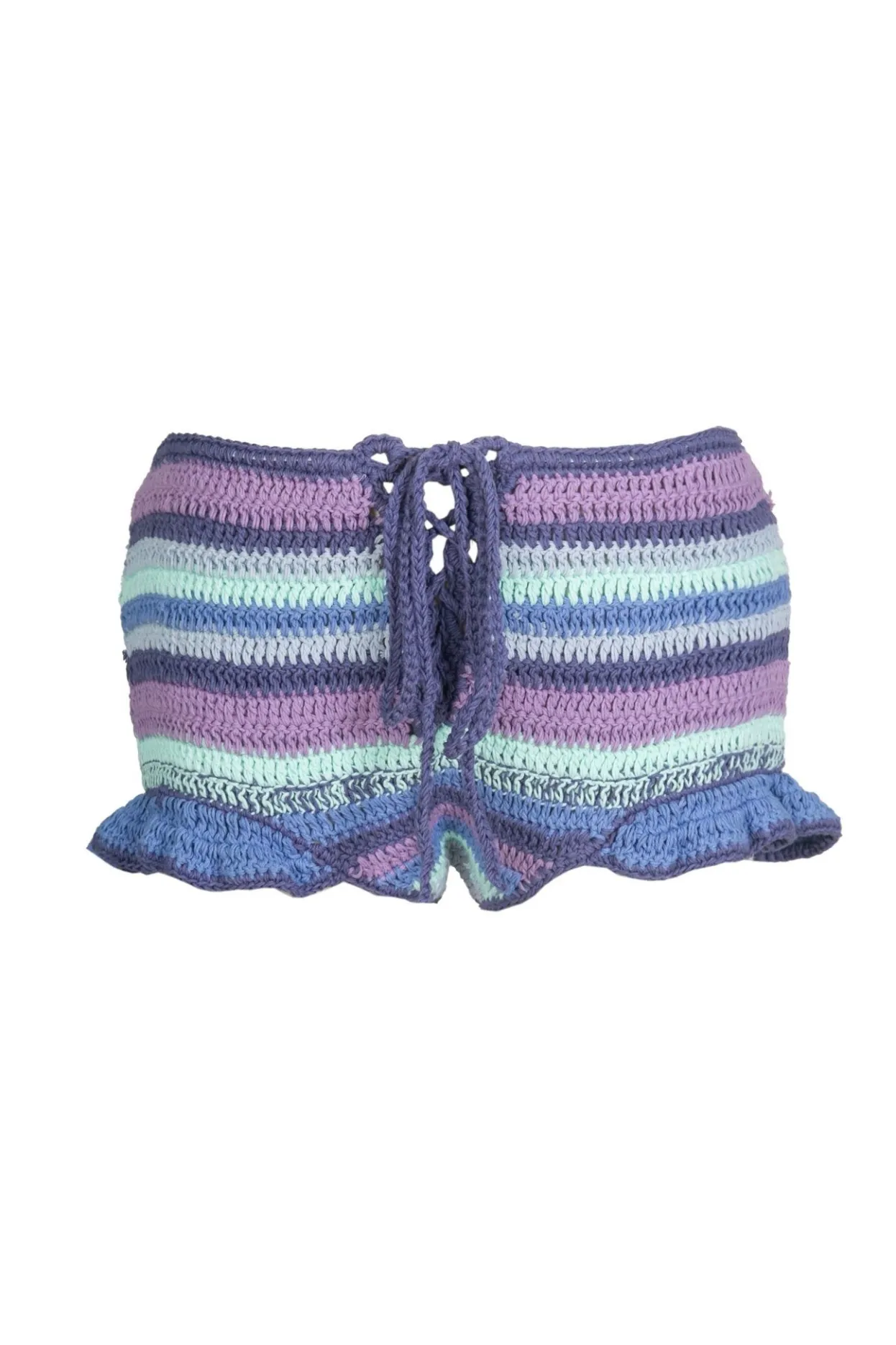 Celia B Crochet>Barent Shorts Blue