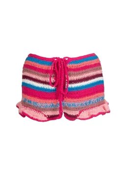 Celia B Crochet>Barent Shorts Red
