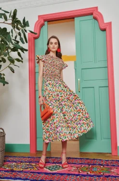 Celia B Dresses>Celtic Dress Multi