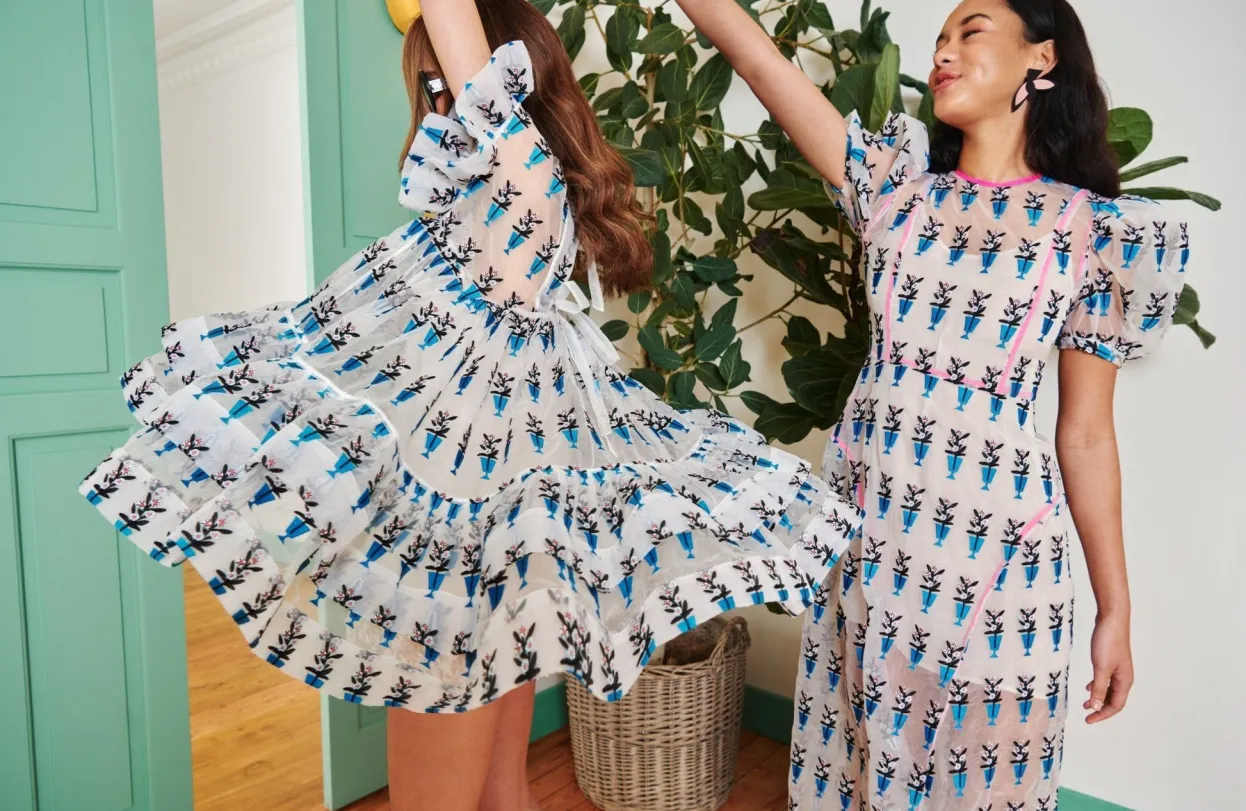 Celia B Dresses>Coral Dress Blue