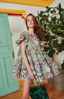 Celia B Dresses>Coral Dress Green