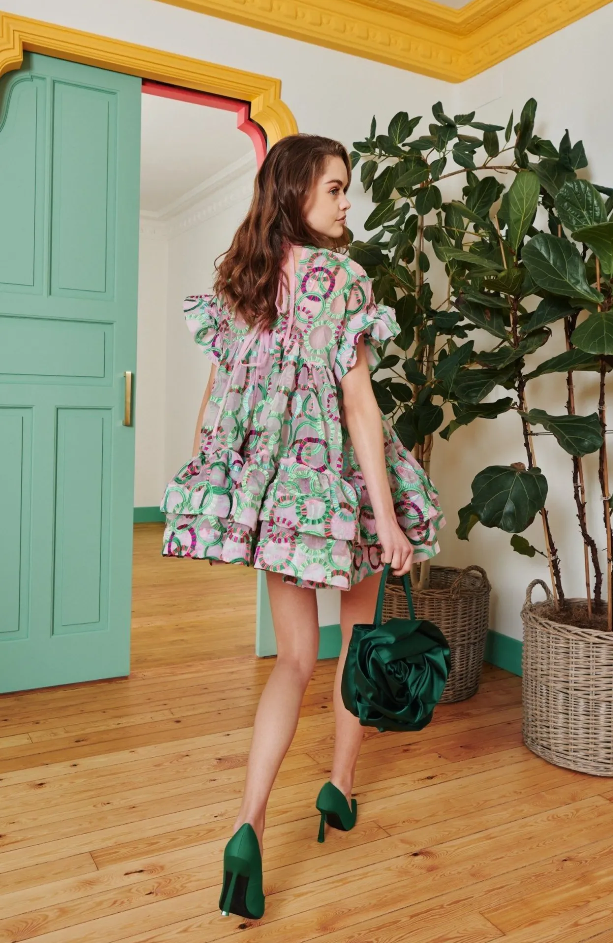 Celia B Dresses>Coral Dress Green