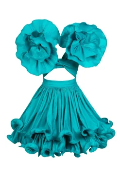 Celia B Dresses>Ethereal Dress Blue