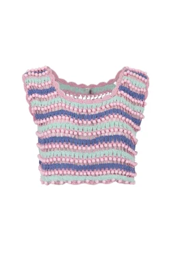 Celia B Crochet>Gaia Top Multi1