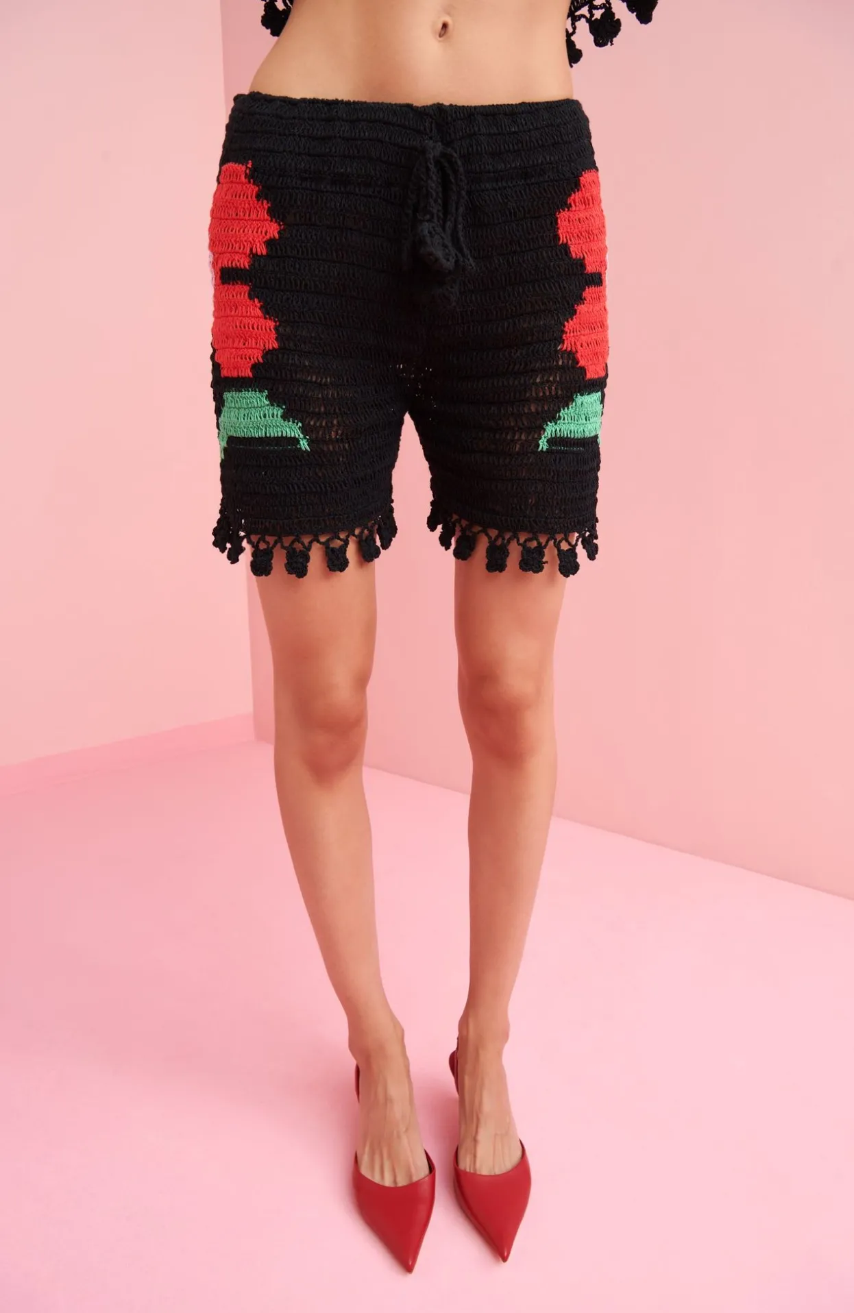 Celia B Crochet>Genie Pants Black
