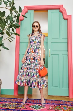 Celia B Dresses>Lara Dress Multi