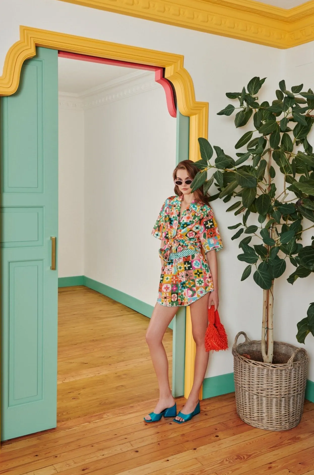 Celia B Tops>Malawi Top Multi