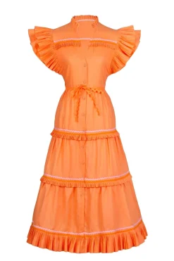 Celia B Dresses>Moonlit Dress Orange