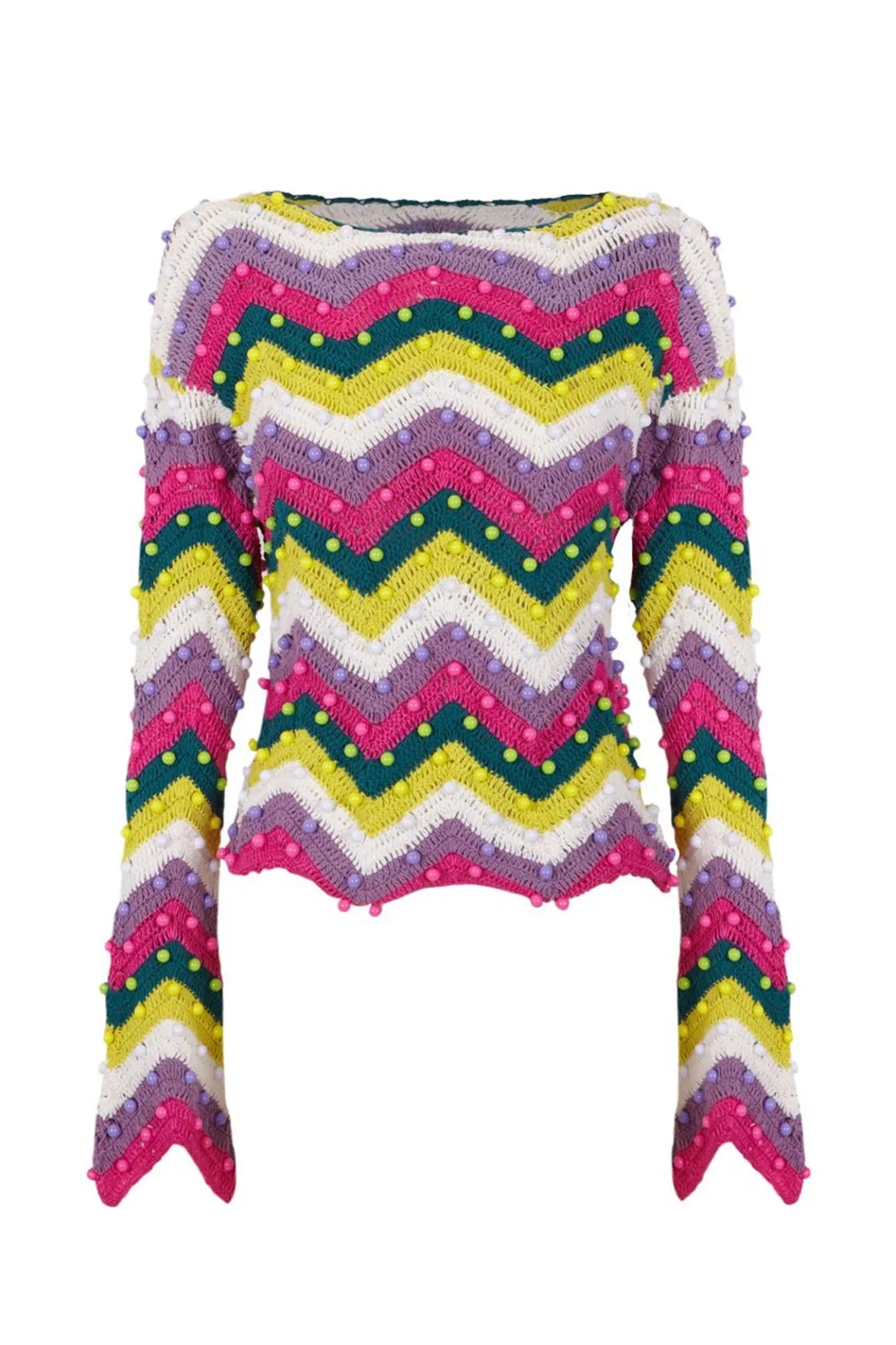 Celia B Crochet>Sulu Top Multi