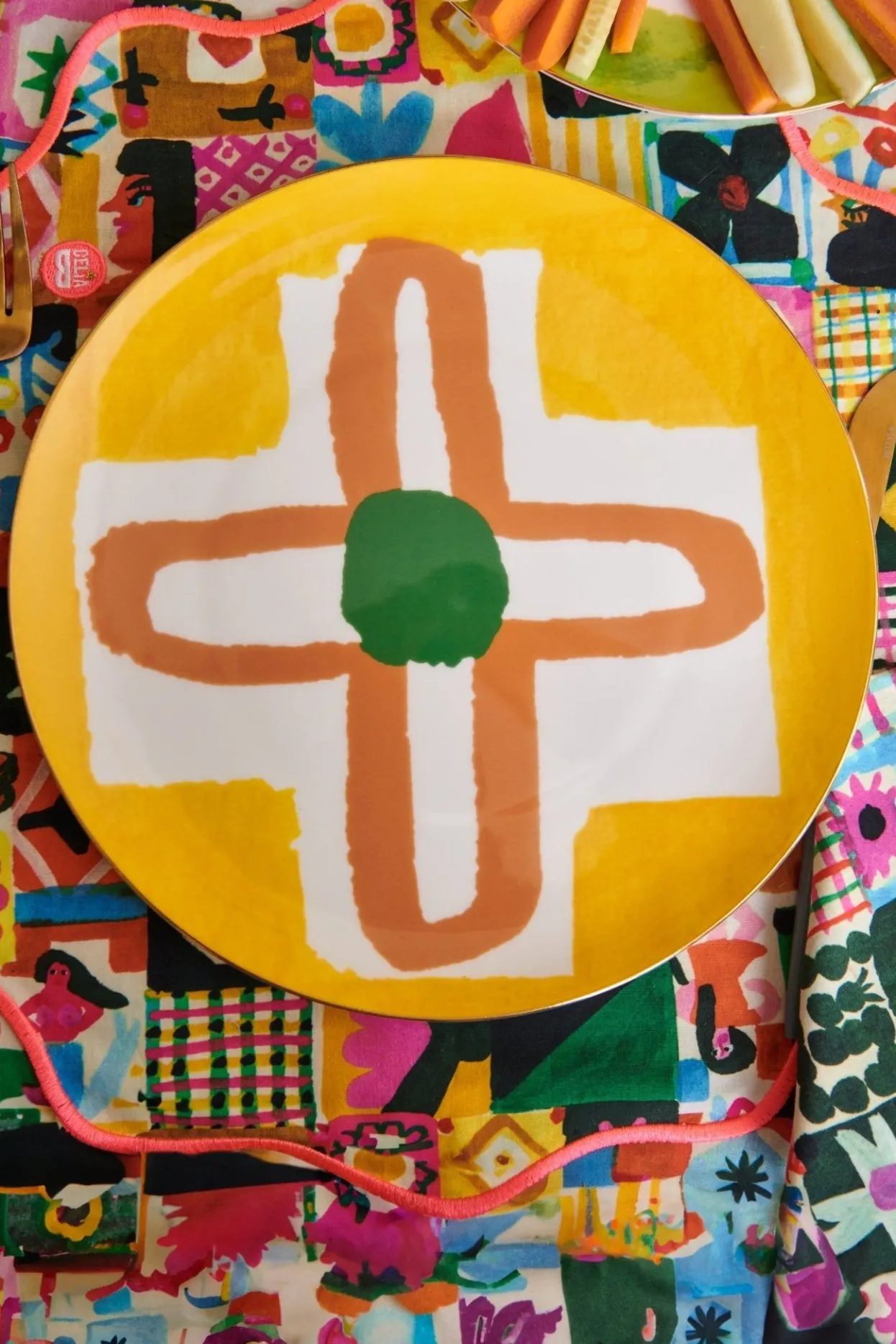 Celia B Homeware>Sun Coral Plate Set Of Two