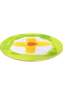 Celia B Homeware>Yelow Iris Plate Set Of Two